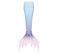 Generisch Maillot de bain pour fille avec bikini - Pour enfant - Cosplay - Pour l'été - Pour 4 à 13 ans, Bleu clair (6), 6-7 ans