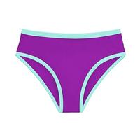 Generisch Maillot de bain pour fille - Respirant et doux - Culottes confortables pour les tout-petits et les adolescents - Multipack - Pour la plage, la piscine, les vacances, Violet foncé., 7-8 ans