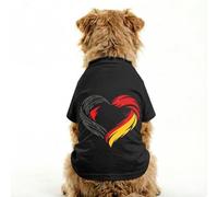 Generisch Maillot de football pour chien - Thème national - Débardeur élastique - Gilet doux pour chiot et chat - Design léger à manches courtes - Liberté de mouvement - Vêtement de sport pour animal