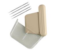 Generisch Mallette à aiguilles magnétiques - Porte-stylo à tricoter - Porte-aiguille magnétique - Boîte de rangement compacte et durable pour couturiers, quilters, artisans, kits de voyage pratiques