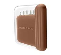 Generisch Mallette à aiguilles magnétiques - Porte-stylo à tricoter - Porte-aiguille magnétique - Boîte de rangement compacte et durable pour couturiers, quilters, artisans, kits de voyage pratiques
