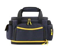 Generisch Mallette de rangement pour centrales électriques, organiseur de câble de charge avec fermeture éclair, accessoire résistant aux chocs, tissu Oxford avec fermeture éclair, randonnée, voyage