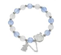 Generisch Mamie Bracelet Bracelet Argent Choix Bijoux Bracelet Blue Jewelry 4 Et Couple Couleurs 8 Bijoux (Light blue, One Size)