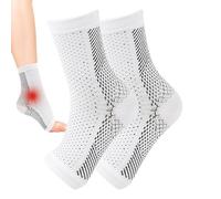 Generisch Manchette de compression de la cheville - Soutien des pieds anti-fatigue - Manchettes de compression pour le soutien de la cheville/du talon, la gym, la randonnée, la course