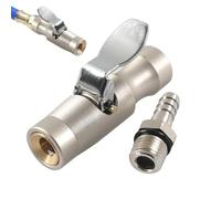 Generisch Mandrin de serrage à air verrouillable, adaptateur de gonflage de | Gonfleur de pneu à raccord rapide pour vélo, moto, scooter, SUV, camping-car