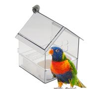 Generisch Mangeoire pour Oiseaux pour l'extérieur, mangeoires décoratives pour Oiseaux | Transparente, Plat Alimentaire pour Oiseau Pinson, terrasse, Balcon, Jardin, Amoureux des Animaux de