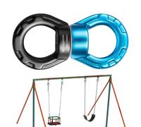 Generisch Manille d'escalade avec sécurité rotative à 360 degrés | Spinner pivotant pour terrasse, hamac, acrobatie aérienne, jardin, chambre d'enfant