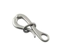 Generisch Manille pour bateaux, œillet d'ancrage avec clip de sécurité | Crochet de connexion pour bateaux de sauvetage - pour escalade, alpinisme, remorquage, kit de rigging, récupération, bateaux
