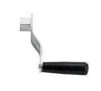 Generisch Manivelle avec trou rond - Poignée à manivelle de 10,5 cm | Dispositif de serrage en fonte pour filet de volleyball, badminton, tennis, extérieur, terrain de sport