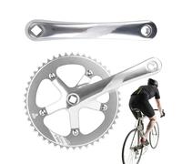 Generisch Manivelle de vélo | Manivelle de vélo | Boulons de chaîne Ronds | Cyclisme Haute Performance | Manivelle Professionnelle en d'aluminium pour Les Villes de Course sur Route Quotidien