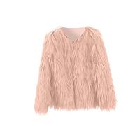 Generisch Manteau d'hiver pour bébé fille - Veste épaisse et chaude - Vêtement d'extérieur pour adulte, Rose, 3-4 ans