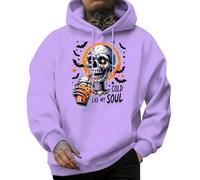 Generisch Manteau gothique pour femme - Sweat à capuche - Tenue punk - Hiver - Impression lune - Veste de transition - Streetwear - Sweat à capuche - Halloween - Cardigan - Costume steampunk