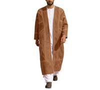 Generisch Manteau pour homme - Épais - Rembourré - Hiver - Gambeson - Vêtements Viking - Veste d'acétone - Manches longues - Costume de théâtre médiéval - Jupe de marche victorienne - Costume de