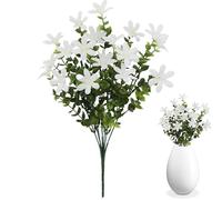 Generisch Marguerites artificielles - Décoration de table avec fleurs artificielles - Décoration de salon - Bouquet de fleurs sauvages pour intérieur moderne