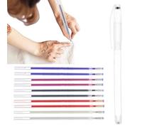 Generisch Marqueur à coudre | Marqueur pour tissu avec mines | Ensemble de marqueurs de matelassage pratique avec encre effaçable à la chaleur pour textiles, tissus, couture, travaux manuels et