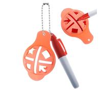 Generisch Marqueur de golf - Petit indicateur de position de balle pour mettre des verts, outil de visibilité claire pour marquer l'emplacement de la balle, accessoire de golf utile pour pratiquer les