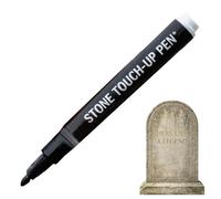 Generisch Marqueur de pierre tombale - 16 cm - Doré - Pour restauration des inscriptions fanées - Peinture pour pierre calcaire extérieure - Cimetière, tombe, église, arrière-cour, rochers, granit