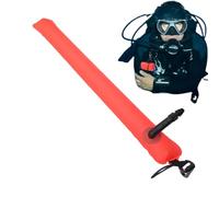 Generisch Marqueur de plongée - Mini - Gonflable - Marquage de signalisation pour bouées - Équipement de plongée - Marqueur automatique de plongée pour pièces sous-marines