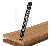 Generisch Marqueurs de trous profonds | Stylo de marquage à pointe longue pour le travail du bois | Marqueur d'encre de charpentier à séchage rapide avec longue tête pour et entrepreneurs