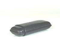 Generisch Martin Wess 590 Lot de 2 étuis à cigares robustes en cuir de chèvre Noir Longueur variable 130-150 mm Diamètre 21 mm
