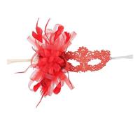 Generisch Masque de bal masqué pour femme - Demi-masque classique vintage - Carnaval - Fête à thème - Masque élégant de ballet - Masque facial d'Halloween - Mascarade - Fête - Masque en dentelle