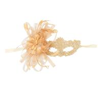 Generisch Masque de bal masqué pour femme - Demi-masque classique vintage - Carnaval - Fête à thème - Masque élégant de ballet - Masque facial d'Halloween - Mascarade - Fête - Masque en dentelle