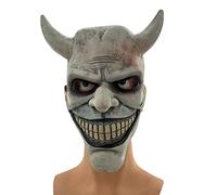 Generisch Masque de cosplay pour téléphone noir - Film d'horreur Predator - En latex - Accessoire de cosplay - Masque d'horreur - Pour Halloween, carnaval, costume, fête