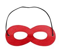 Generisch Masque de peinture de dessin animé couleur unie avec 8 designs de personnages uniques pour l'expression créative de la conception artistique (rouge, taille unique)