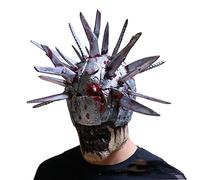 Generisch Masque d'horreur Cosplay Lame Creative effrayant Fantôme Coiffure Walking Dead Skull Tricky Dance Party Masque Horreur Couvre-chef pour Halloween Carnaval Accessoires de fête
