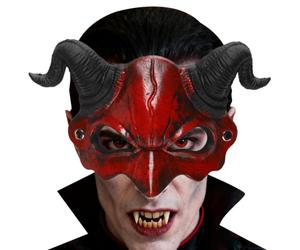 Generisch Masque effrayant - 28 x 17 cm - Accessoires de cosplay effrayants | Costume d'horreur - Masque d'Halloween - Accessoire de cosplay pour Halloween, club, festival, bal masqué, scène - Adultes