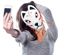 Generisch Masque facial de chat, masques de cosplay, accessoires de fête pour fêtes costumées, représentations théâtrales sur scène