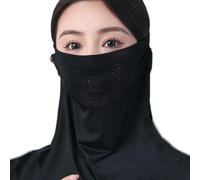Generisch Masque facial pour protection solaire, couverture du visage UV, UPF 50+, protection du visage rafraîchissante avec écouteurs, fournitures d'extérieur pour golf, cyclisme, randonnée, pêche