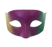 Generisch Masque vénitien unisexe classique tricolore - Mascarade vintage - Carnaval - Fête à thème - Masque pour les yeux - Élégant ballet - Demi-masque pour fête d'Halloween