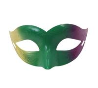 Generisch Masque vénitien unisexe classique tricolore - Mascarade vintage - Carnaval - Fête à thème - Masque pour les yeux - Élégant ballet - Demi-masque pour fête d'Halloween