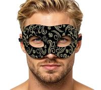 Generisch Masquerade Homme - Accessoire de costume de style Venise | Masque de carnaval | Convient pour Halloween pour papa, mari, petit ami, homme, fête d'Halloween, bal masqué, carnaval