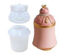 Generisch Matrices pour jardinières en béton - Flexibles, faciles à démouler et antiadhésives - Moule en résine pour boîte à bijoux - Pour bricolage, pots de conservation, boîtes à bijoux