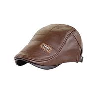 Generisch Max Cap Casquette réglable pour homme - Casquette de conduite - Casquette plate - Snapback - Courbé, café, taille unique