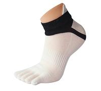 Generisch Meias WT Five Sports Paire de chaussettes orthopédiques en maille avec orteils pour homme, Blanc., taille unique