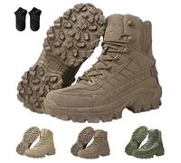 Generisch Mens Orthopedic Support Anti-Puncture Work Boots,Waterproof Hiking Boot,Lightweight Tactical Combat Boots (Brown, Adult, Adulte, Homme, 41, Numérique, Système Taille Chaussures EU, Large)