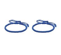 Generisch Message Élastique Naturelle Plusieurs Bracelet Anneaux Knot Bracelets For Mens Womens Rhodonite Lune Bijoux (Blue*2, One Size*2)
