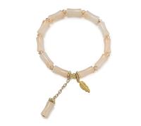 Generisch Messages 8 Bracelet Acier Couleurs Anneaux Blue And White Bracelet For Women Jade Bead Bracelet For Husband Wife Grandfather Mother Daugh Bracelet Perles Plaqué Noir Anneaux (C, A)