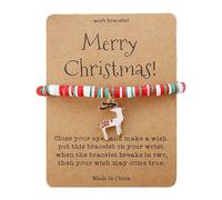 Generisch Messages 8 Bracelet Choix Bracelet Anneaux à breloques empilables en corde réglable, bijoux de vacances pour femmes et hommes Avec Couleurs Bracelet Bracelet Acier Bracelet (B, One Size)