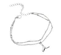 Generisch Messages Empilable Bracelet Bijoux Bangle Bracelets For Birthday Anniversary Christmas Day Largeur Breloques Anneaux (F, One Size)