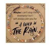 Generisch Messages Inoxydable Bracelet Inoxydable Message Anneaux Card Phrases Et Largeur Bracelet Bijoux (B, A)