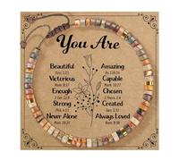 Generisch Messages Inoxydable Bracelet Inoxydable Message Anneaux Card Phrases Et Largeur Bracelet Bijoux (A, A)