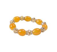 Generisch Messages Poignet Bracelet Message Anneaux et frais multicolores pour envoyer des cadeaux à des copines et des amis Phrases Phrases Naturelle Argent 4 Bijoux (Yellow, One Size)