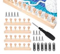 Generisch Métier à en Laine - Équipement démontable et réutilisable - Outil de Tricot pour couvertures, Professionnels, Amateurs, Adultes, Adolescents, Maison et Jardin