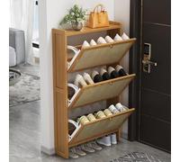 Generisch Meuble à chaussures avec 3 tiroirs pliants, entrée indépendante, étagère à chaussures à 3 étages, étagère à chaussures cachée moderne pour couloir, chambre et appartement