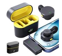 Generisch Microphone à clipser | Microphone sans fil avec étui de chargement pour créateur de contenu, entraîneur de fitness, vlog, streaming