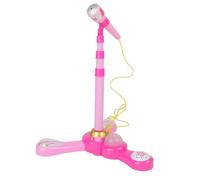 Generisch Microphone pour Enfant - Jouet interactif et Chantant coloré avec Support réglable, Microphones de karaoké avec Retour Vocal - pour Filles et d'âge préscolaire